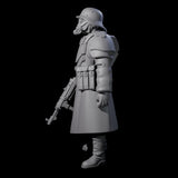 Weird War German Fast Firing SMG Commando C Miniature for Dungeons and Dragons, Pathfinder or other TTRPGs