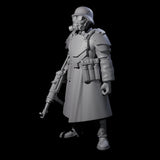 Weird War German Fast Firing SMG Commando C Miniature for Dungeons and Dragons, Pathfinder or other TTRPGs
