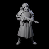 Weird War German Fast Firing SMG Commandos Miniature for Dungeons and Dragons, Pathfinder or other TTRPGs