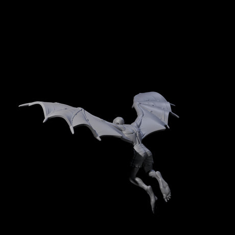 Weird War German Flapping Vampire Spawn B Miniature for Dungeons and Dragons, Pathfinder or other TTRPGs