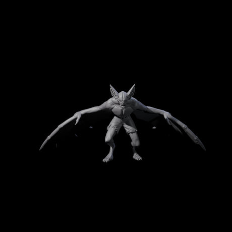 Weird War German Flapping Vampire Spawn C Miniature for Dungeons and Dragons, Pathfinder or other TTRPGs