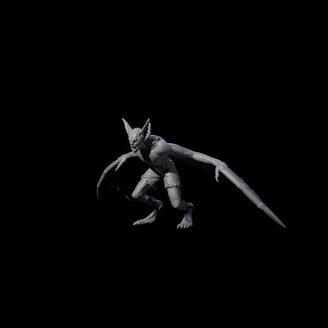 Weird War German Flapping Vampire Spawn C Miniature for Dungeons and Dragons, Pathfinder or other TTRPGs