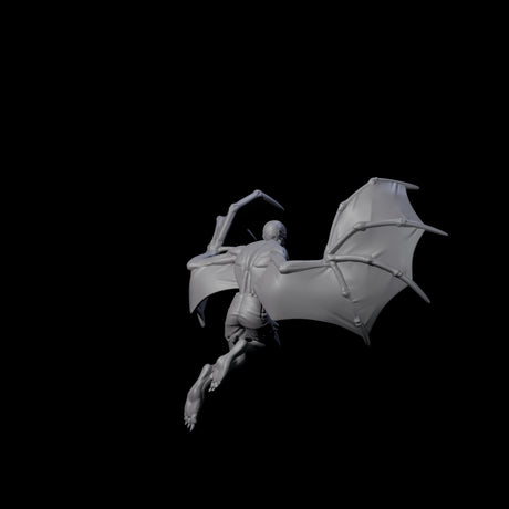 Weird War German Flapping Vampire Spawn D Miniature for Dungeons and Dragons, Pathfinder or other TTRPGs