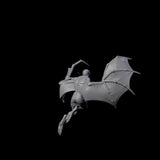 Weird War German Flapping Vampire Spawn D Miniature for Dungeons and Dragons, Pathfinder or other TTRPGs