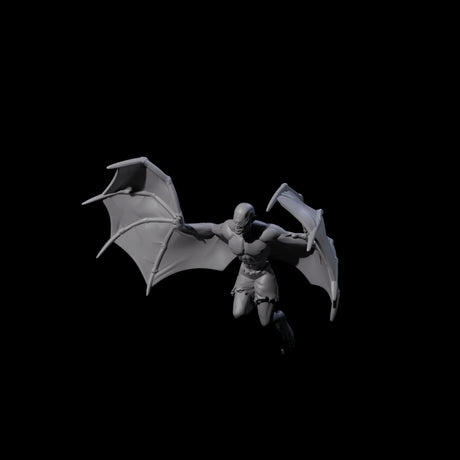 Weird War German Flapping Vampire Spawn D Miniature for Dungeons and Dragons, Pathfinder or other TTRPGs