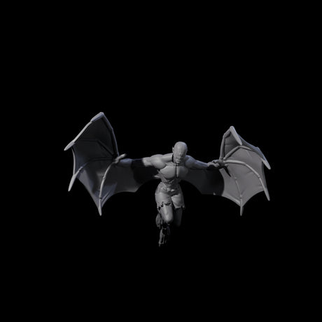 Weird War German Flapping Vampire Spawn D Miniature for Dungeons and Dragons, Pathfinder or other TTRPGs