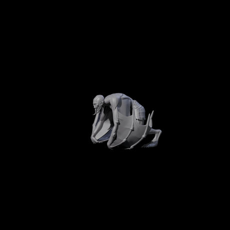 Weird War German Flapping Vampire Spawn E Miniature for Dungeons and Dragons, Pathfinder or other TTRPGs