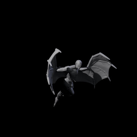 Weird War German Flapping Vampire Spawn Miniature for Dungeons and Dragons, Pathfinder or other TTRPGs