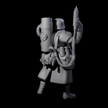 Weird War German Life Giving Medic Miniature for Dungeons and Dragons, Pathfinder or other TTRPGs
