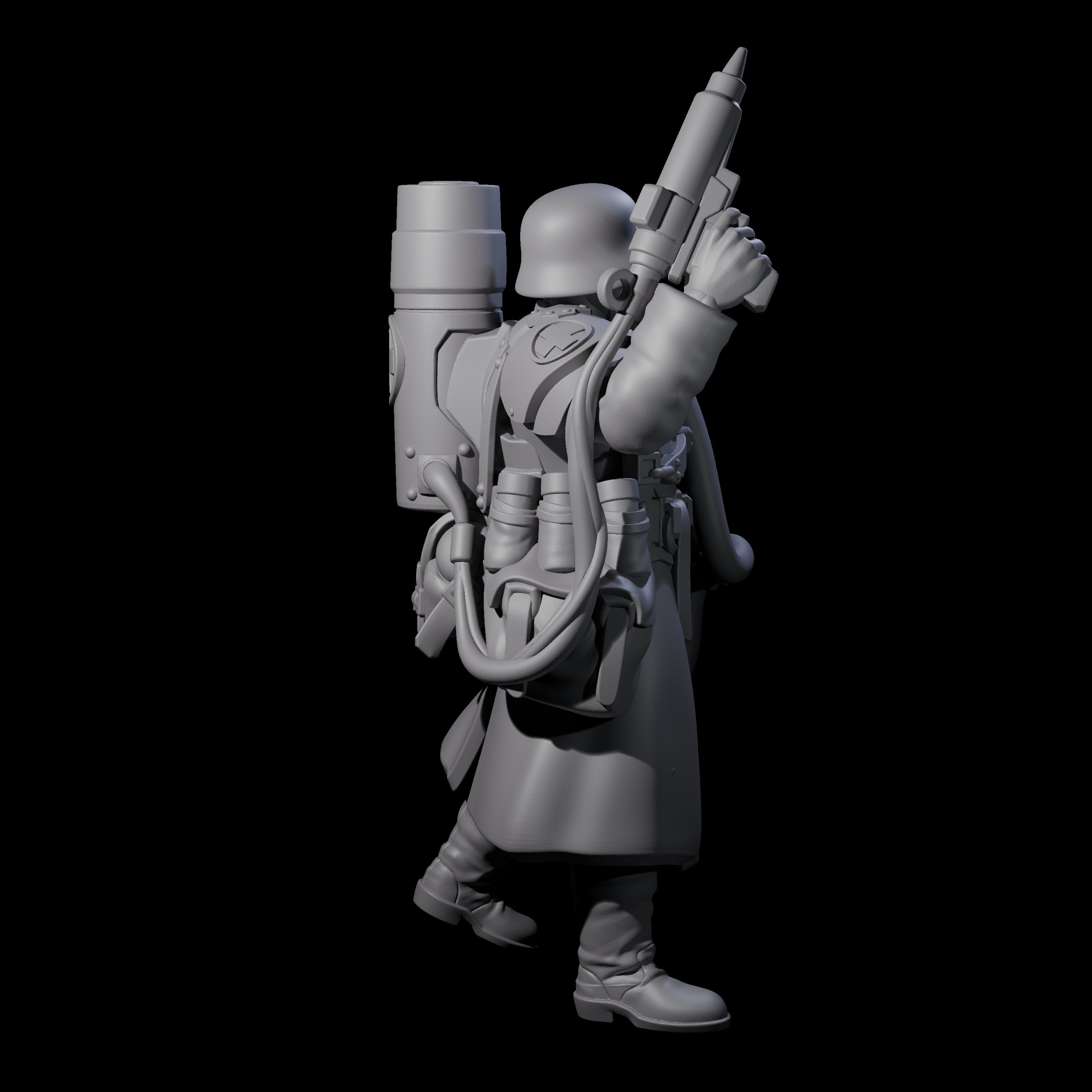 Weird War German Life Giving Medic Miniature for Dungeons and Dragons, Pathfinder or other TTRPGs