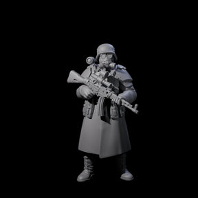 Weird War German Masked Commando A Miniature for Dungeons and Dragons, Pathfinder or other TTRPGs