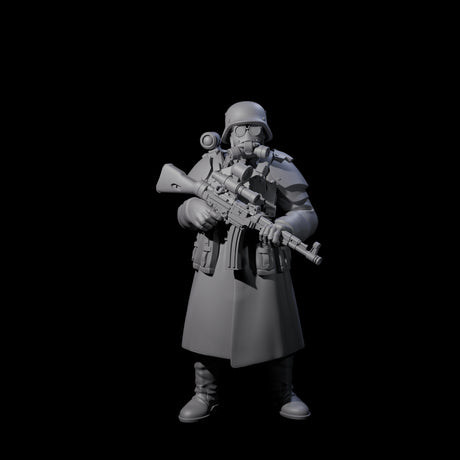 Weird War German Masked Commando A Miniature for Dungeons and Dragons, Pathfinder or other TTRPGs