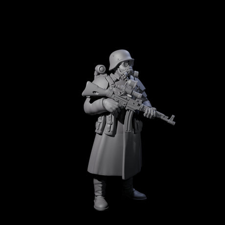 Weird War German Masked Commando A Miniature for Dungeons and Dragons, Pathfinder or other TTRPGs