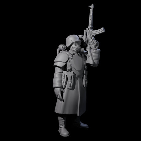 Weird War German Masked Commando B Miniature for Dungeons and Dragons, Pathfinder or other TTRPGs