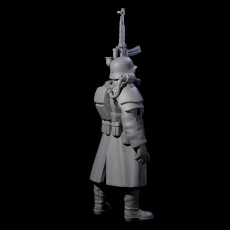 Weird War German Masked Commando B Miniature for Dungeons and Dragons, Pathfinder or other TTRPGs