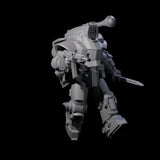 Weird War Mech Suited German Exo-Trooper A Miniature for Dungeons and Dragons, Pathfinder or other TTRPGs