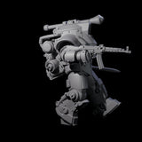 Weird War Mech Suited German Exo-Trooper A Miniature for Dungeons and Dragons, Pathfinder or other TTRPGs