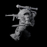 Weird War Mech Suited German Exo-Trooper A Miniature for Dungeons and Dragons, Pathfinder or other TTRPGs
