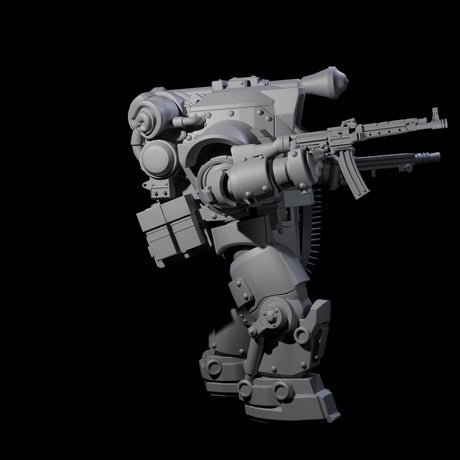 Weird War Mech Suited German Exo-Trooper C Miniature for Dungeons and Dragons, Pathfinder or other TTRPGs