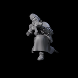 Weird War Soviet AK47 Fighting War Maiden D Miniature for Dungeons and Dragons, Pathfinder or other TTRPGs