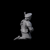 Weird War Soviet Shooting War Maiden Rifleman C Miniature for Dungeons and Dragons, Pathfinder or other TTRPGs