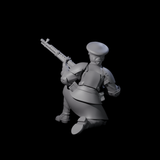 Weird War Soviet Shooting War Maiden Rifleman C Miniature for Dungeons and Dragons, Pathfinder or other TTRPGs