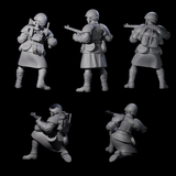 Weird War Soviet Spraying SMG War Maidens Miniature for Dungeons and Dragons, Pathfinder or other TTRPGs