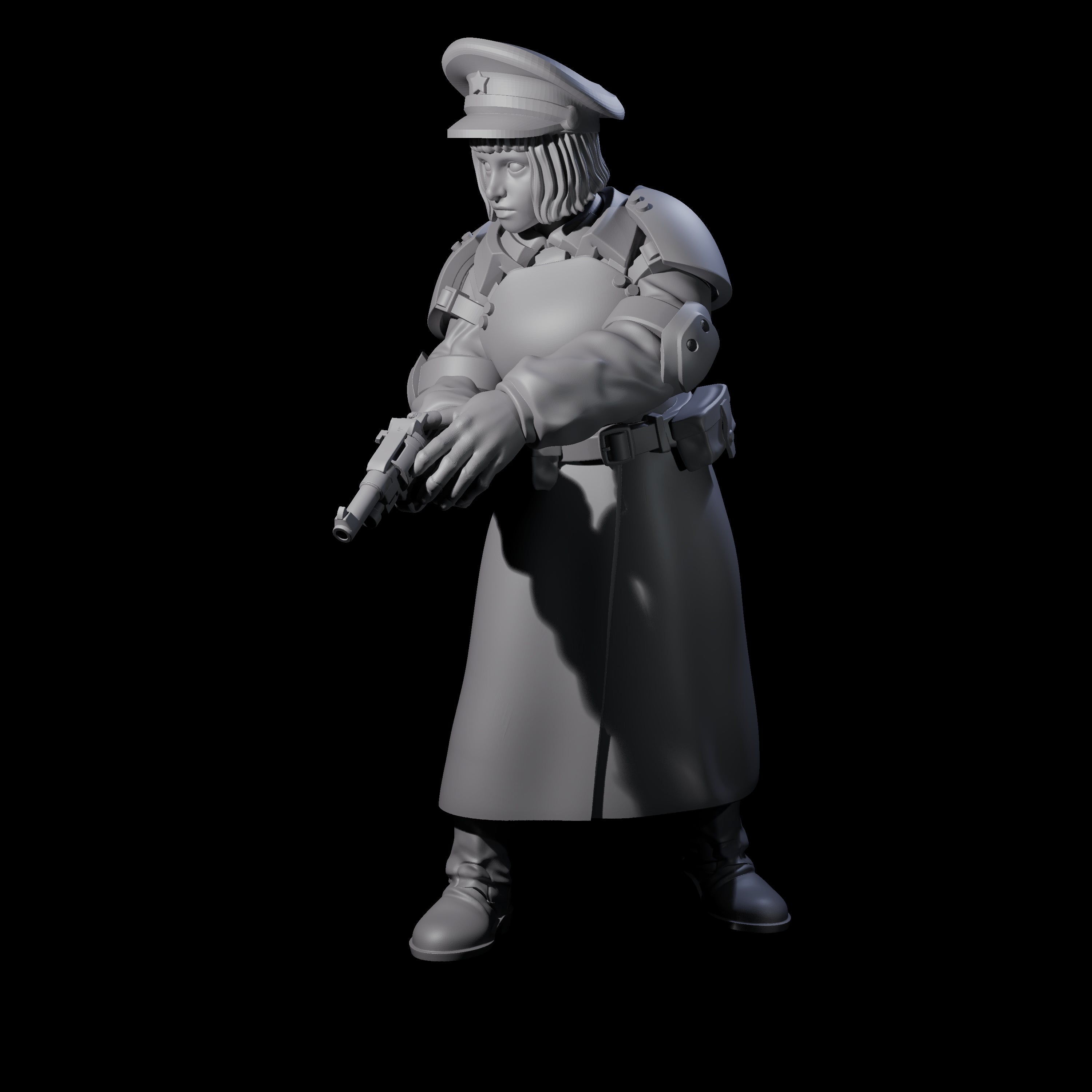 Weird War Soviet Stern NCO A Miniature for Dungeons and Dragons, Pathfinder or other TTRPGs