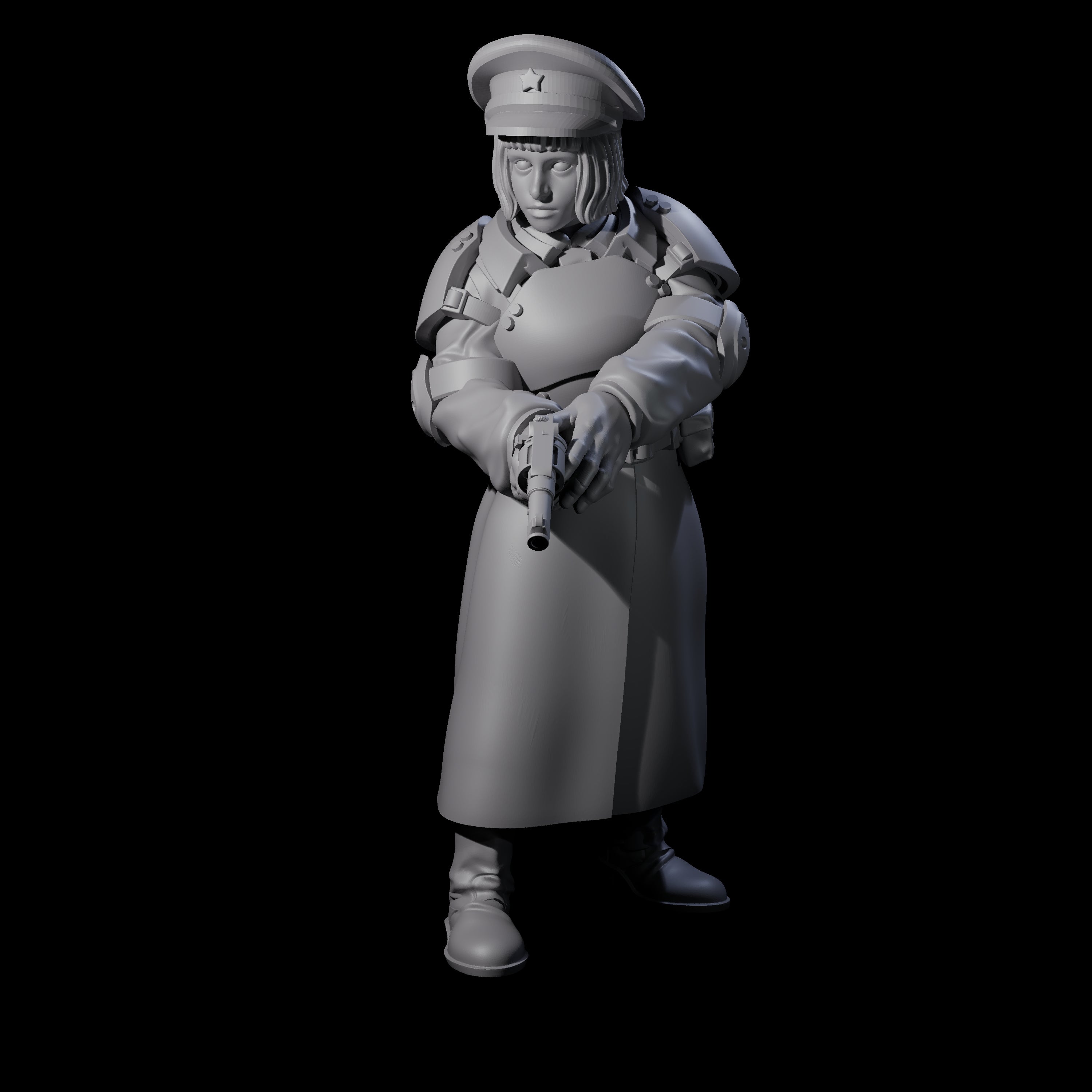 Weird War Soviet Stern NCO A Miniature for Dungeons and Dragons, Pathfinder or other TTRPGs