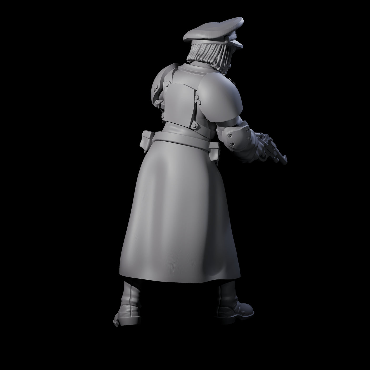 Weird War Soviet Stern NCO A Miniature for Dungeons and Dragons, Pathfinder or other TTRPGs