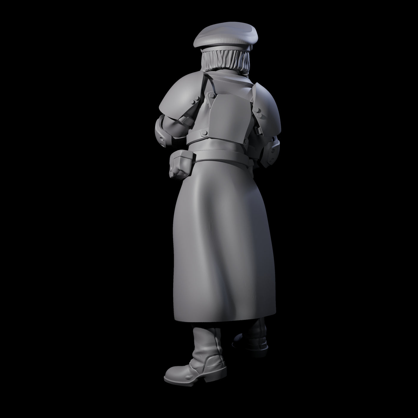Weird War Soviet Stern NCO A Miniature for Dungeons and Dragons, Pathfinder or other TTRPGs