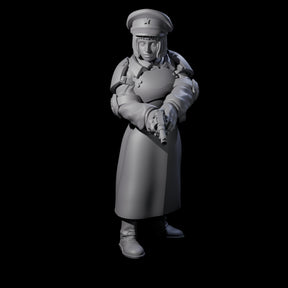 Weird War Soviet Stern NCO A Miniature for Dungeons and Dragons, Pathfinder or other TTRPGs