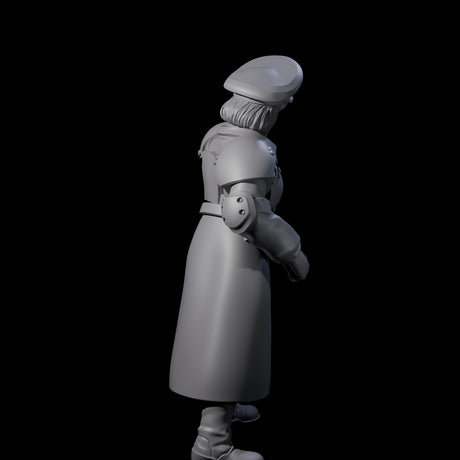 Weird War Soviet Stern NCO B Miniature for Dungeons and Dragons, Pathfinder or other TTRPGs