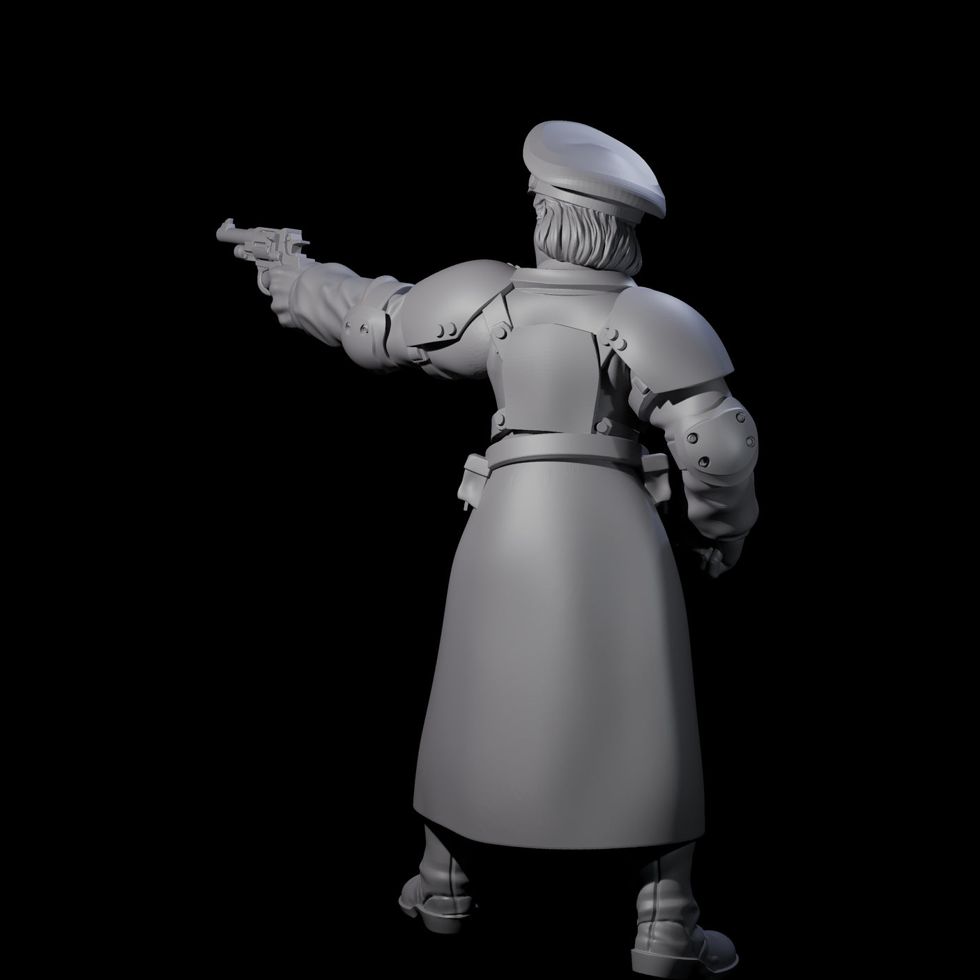 Weird War Soviet Stern NCO B Miniature for Dungeons and Dragons, Pathfinder or other TTRPGs
