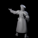 Weird War Soviet Stern NCO B Miniature for Dungeons and Dragons, Pathfinder or other TTRPGs
