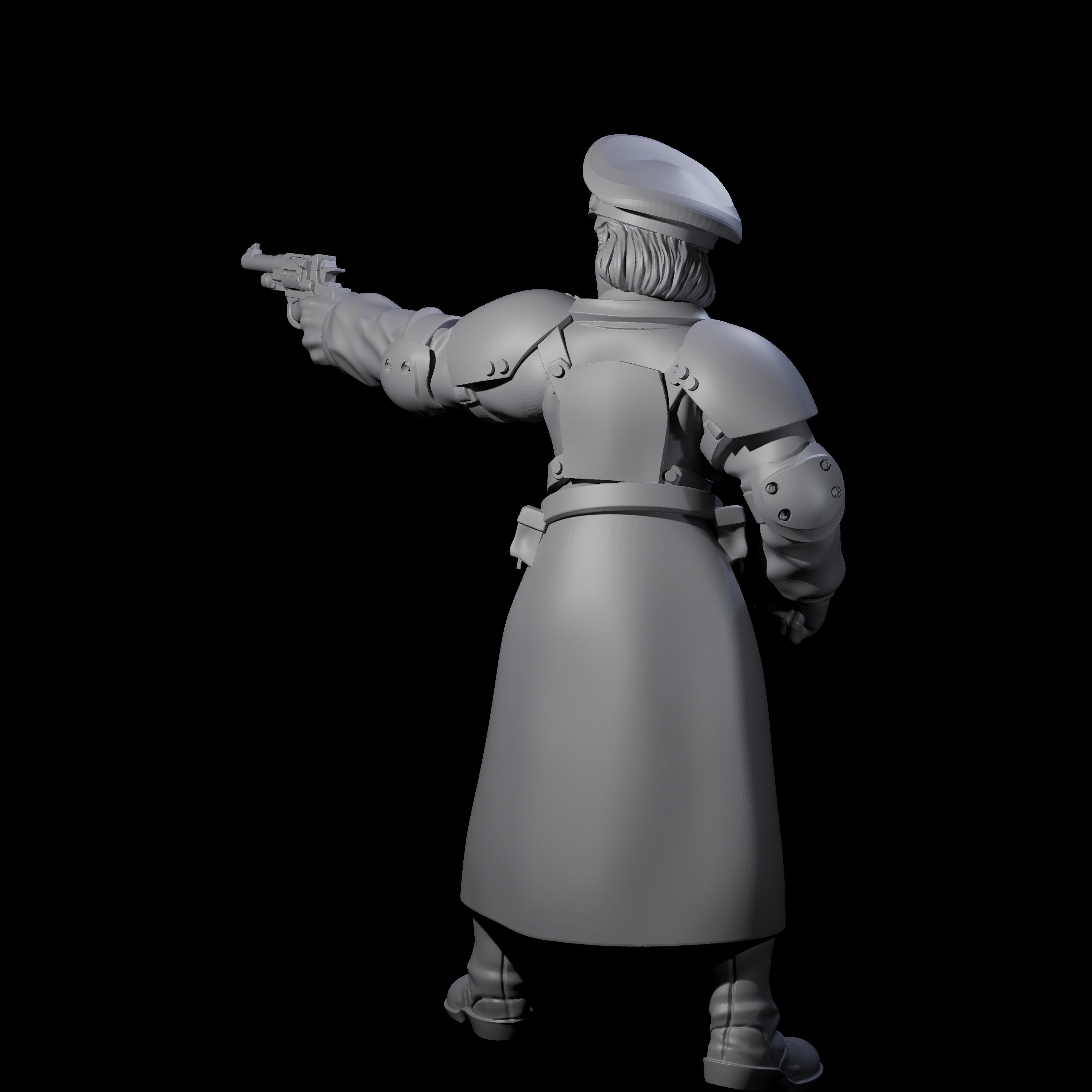 Weird War Soviet Stern NCO B Miniature for Dungeons and Dragons, Pathfinder or other TTRPGs