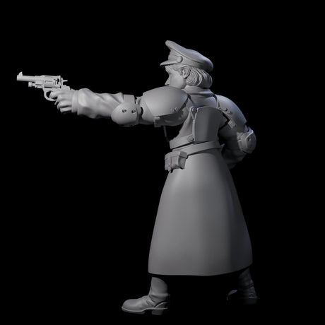 Weird War Soviet Stern NCO B Miniature for Dungeons and Dragons, Pathfinder or other TTRPGs