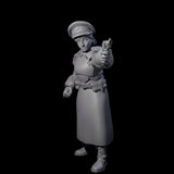 Weird War Soviet Stern NCO B Miniature for Dungeons and Dragons, Pathfinder or other TTRPGs
