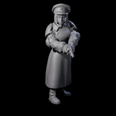 Weird War Soviet Stern NCOs Miniature for Dungeons and Dragons, Pathfinder or other TTRPGs