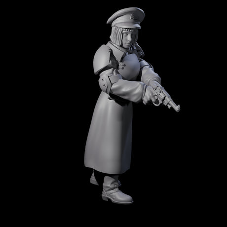 Weird War Soviet Stern NCOs Miniature for Dungeons and Dragons, Pathfinder or other TTRPGs