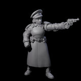 Weird War Soviet Stern NCOs Miniature for Dungeons and Dragons, Pathfinder or other TTRPGs