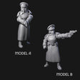 Weird War Soviet Stern NCOs Miniature for Dungeons and Dragons, Pathfinder or other TTRPGs