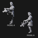 Weird War Soviet Vibrating Sound Cannoneers Miniature for Dungeons and Dragons, Pathfinder or other TTRPGs