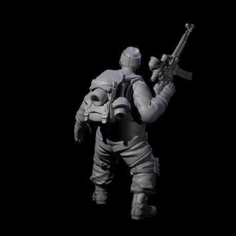 Weird War Tactical German Soldier A Miniature for Dungeons and Dragons, Pathfinder or other TTRPGs