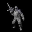 Weird War Tactical German Soldier A Miniature for Dungeons and Dragons, Pathfinder or other TTRPGs