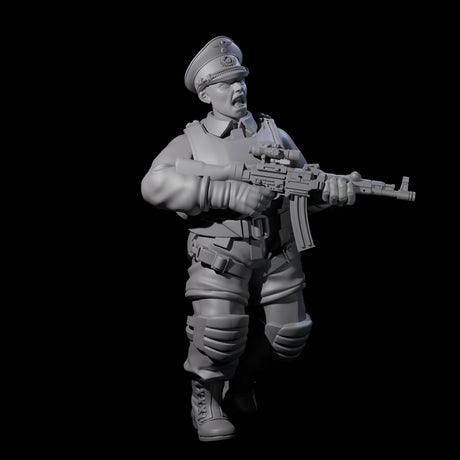 Weird War Tactical German Soldier B Miniature for Dungeons and Dragons, Pathfinder or other TTRPGs