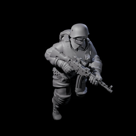 Weird War Tactical German Soldier C Miniature for Dungeons and Dragons, Pathfinder or other TTRPGs