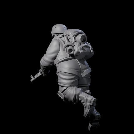 Weird War Tactical German Soldier C Miniature for Dungeons and Dragons, Pathfinder or other TTRPGs
