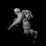 Weird War Tactical German Soldier C Miniature for Dungeons and Dragons, Pathfinder or other TTRPGs