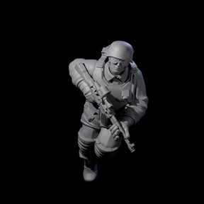 Weird War Tactical German Soldier D Miniature for Dungeons and Dragons, Pathfinder or other TTRPGs